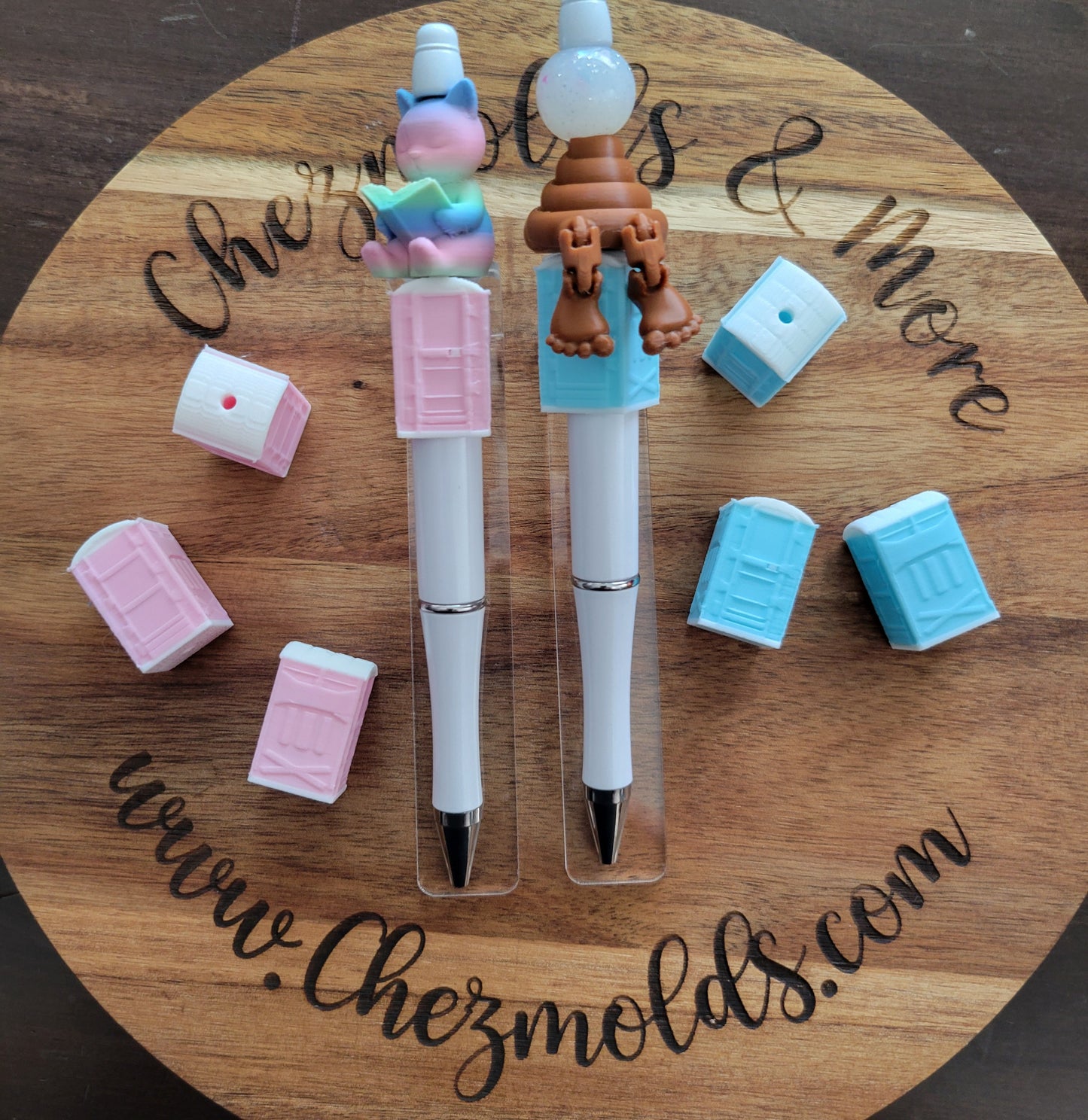 CE 3d printed focal Bead -porta-potty