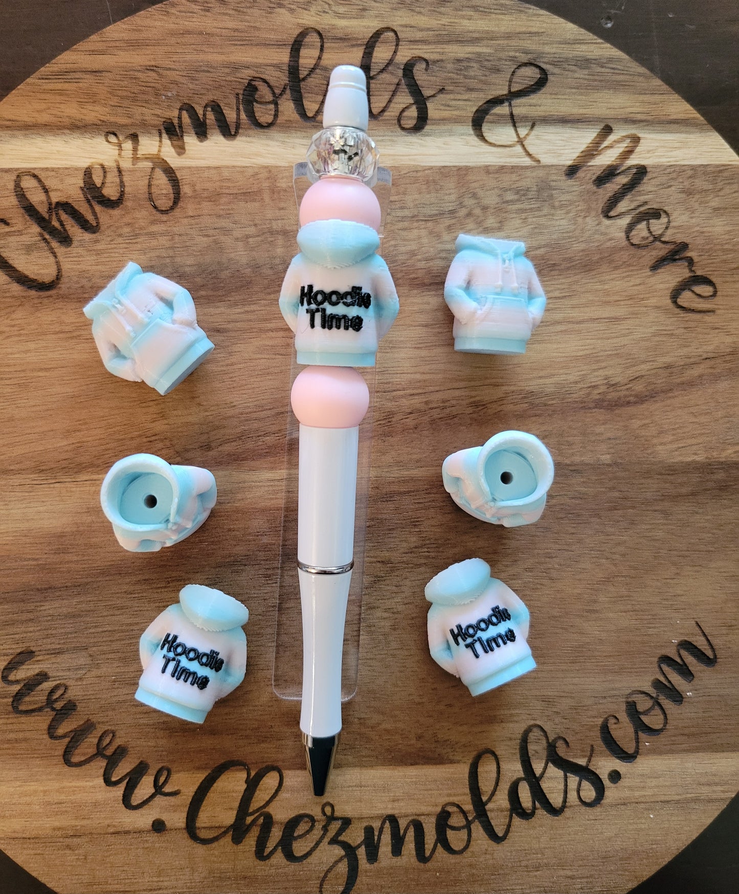 CE 3d printed focal Bead-Hoodie time