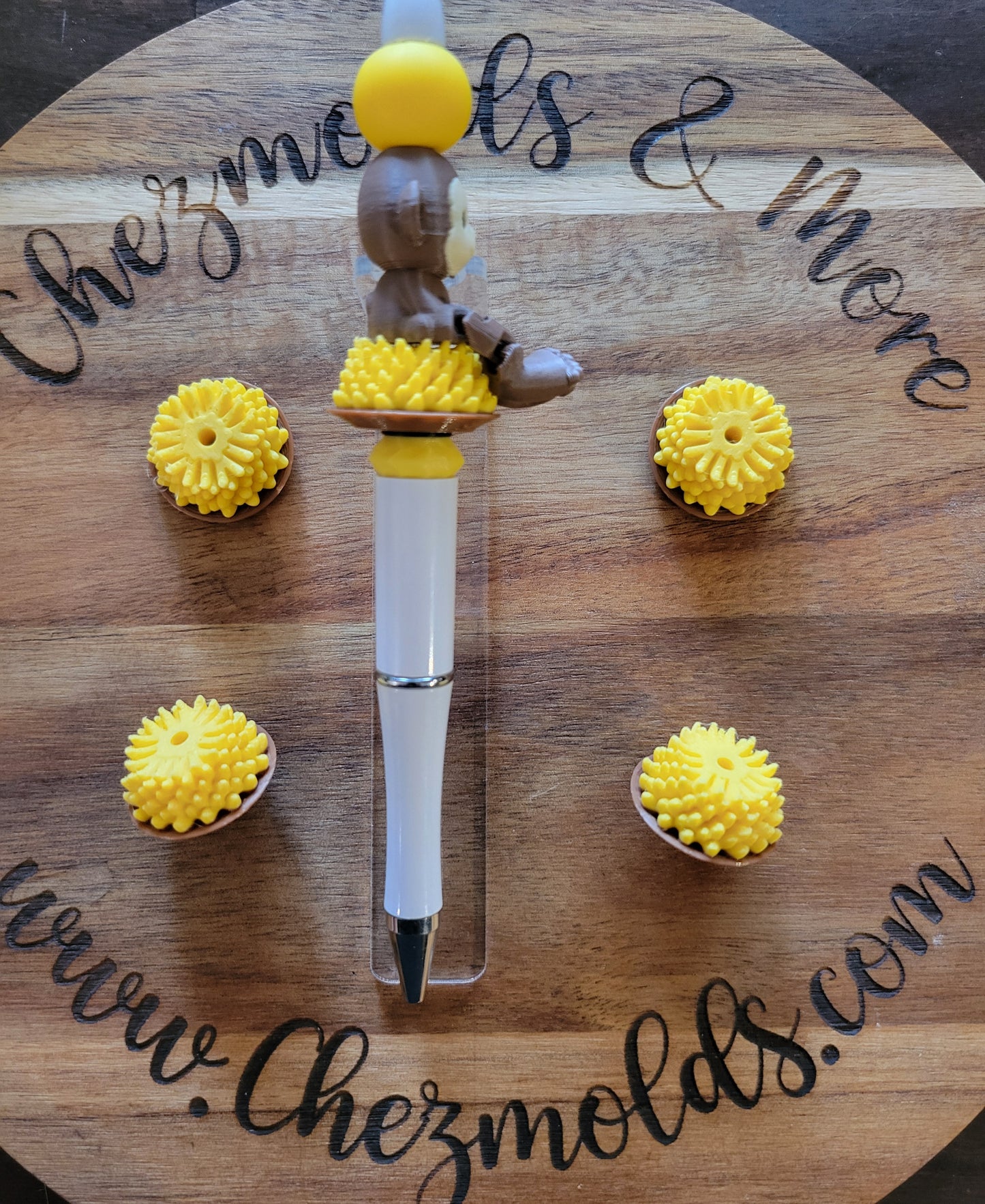 CE 3d printed focal Bead-Banana plate