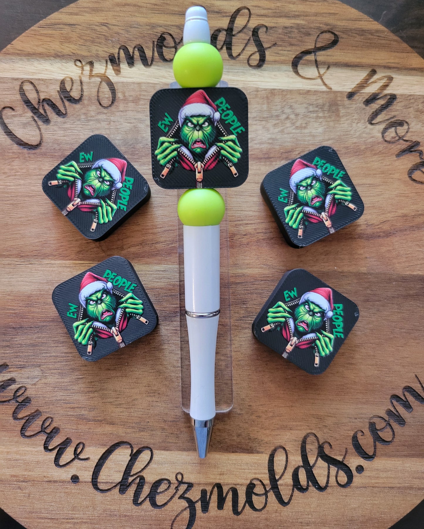 CE 3d printed focal Bead-Eww People