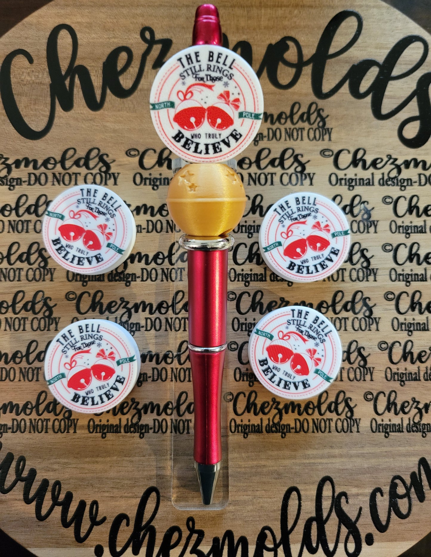 CE 3d printed focal Bead-bell still rings