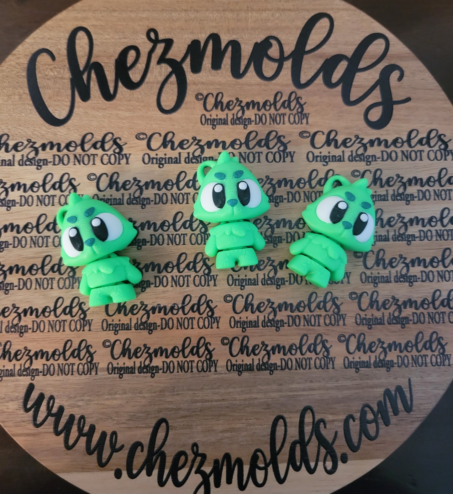 Beadable 3d printed -keychain flexy G-baby