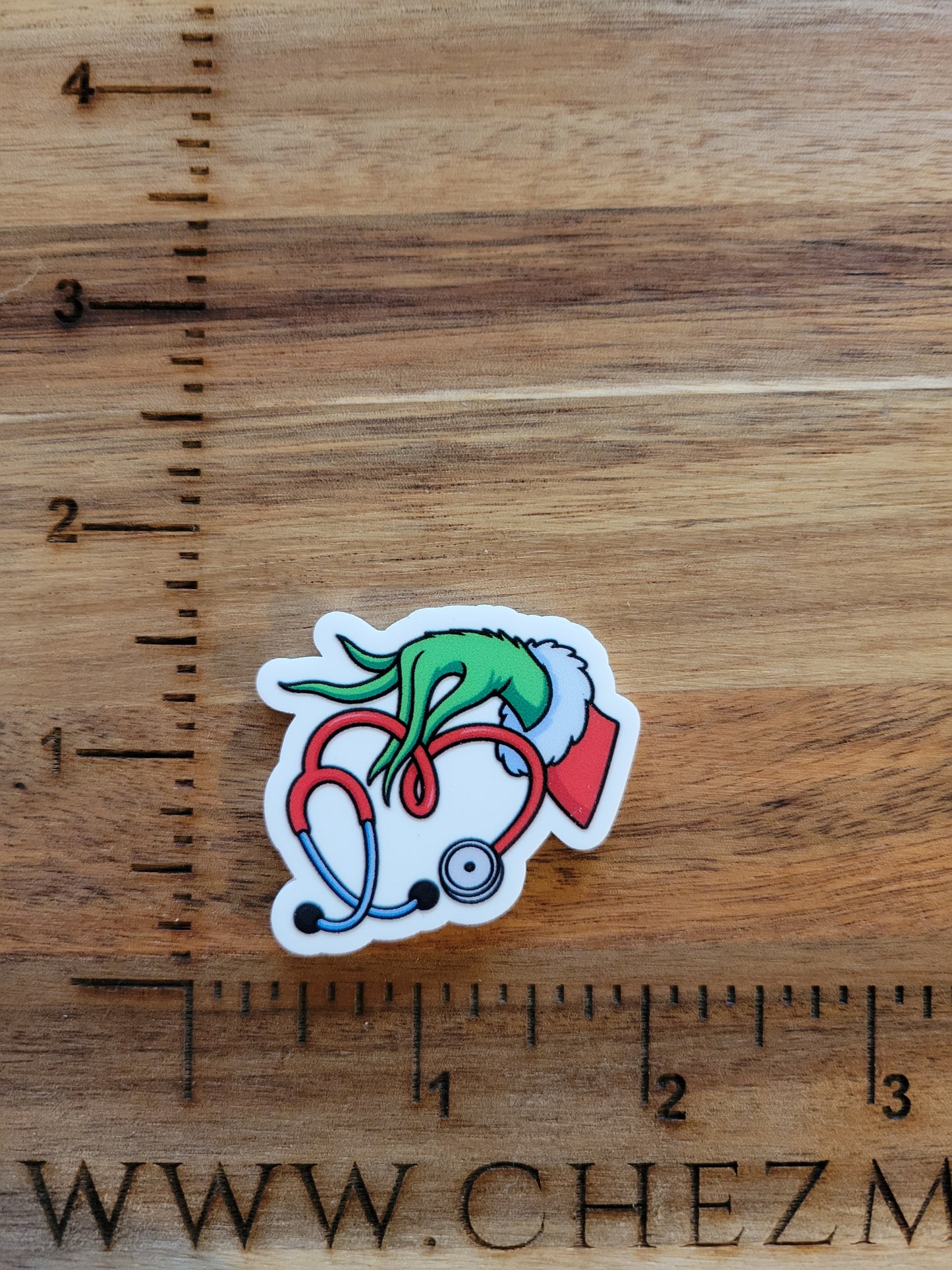 uv printed acrylic flatback-G hand with stet