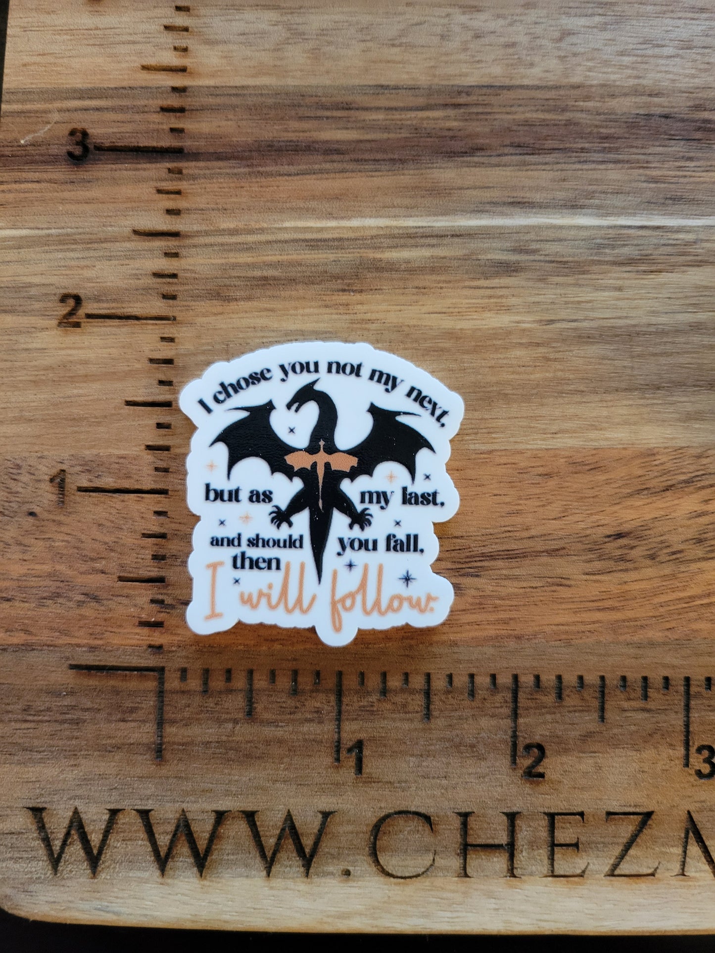 uv printed acrylic flatback-I choose you