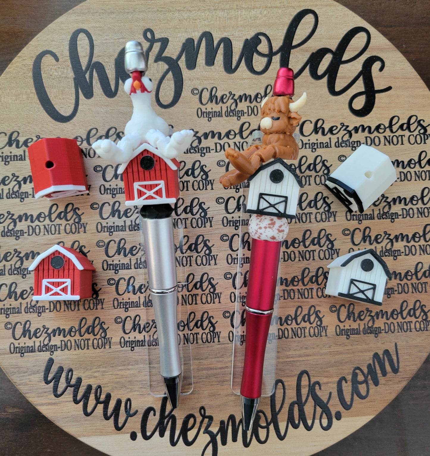 CE 3d printed focal Bead-barn