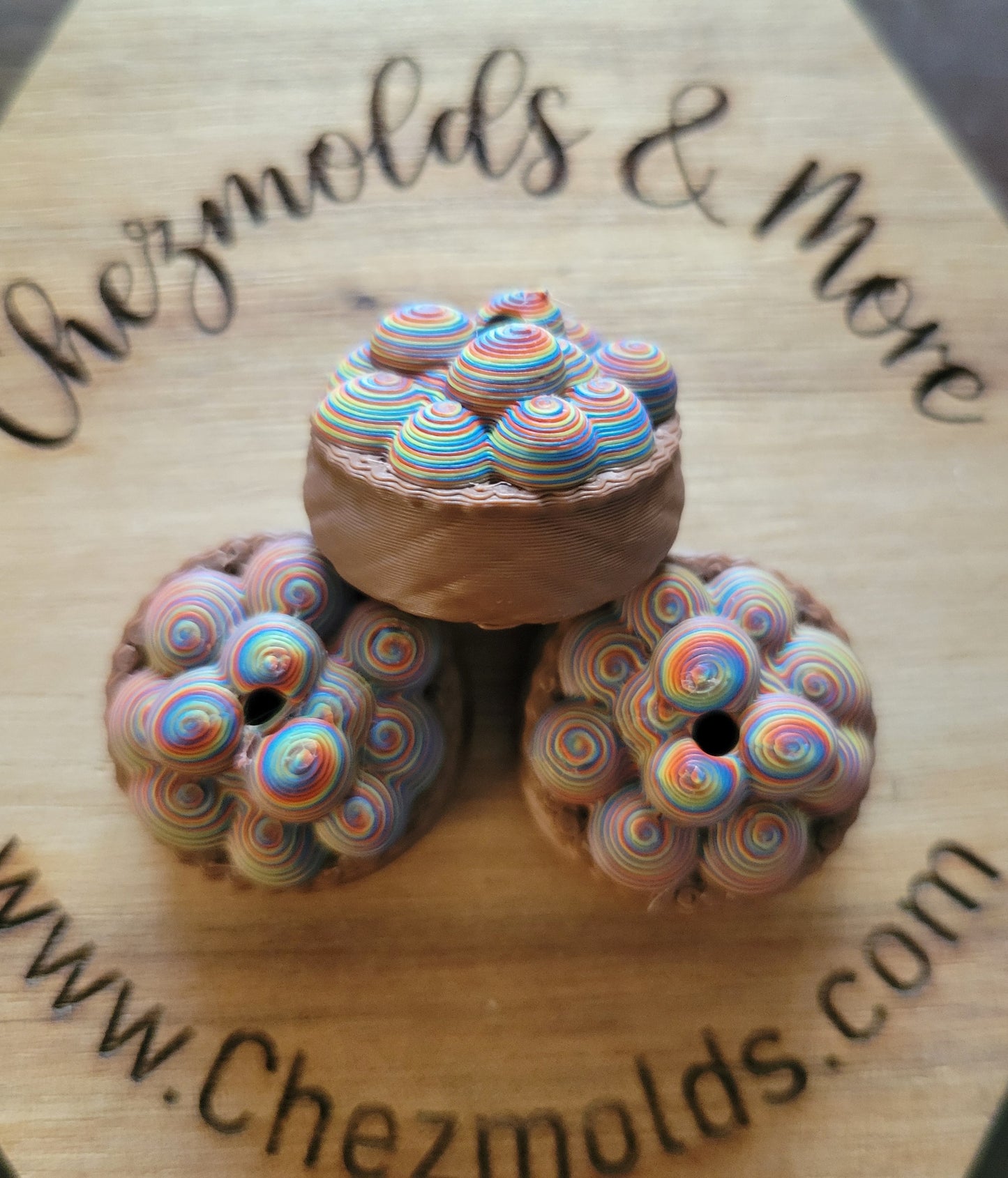 CE 3d printed focal Bead- egg filled baskets