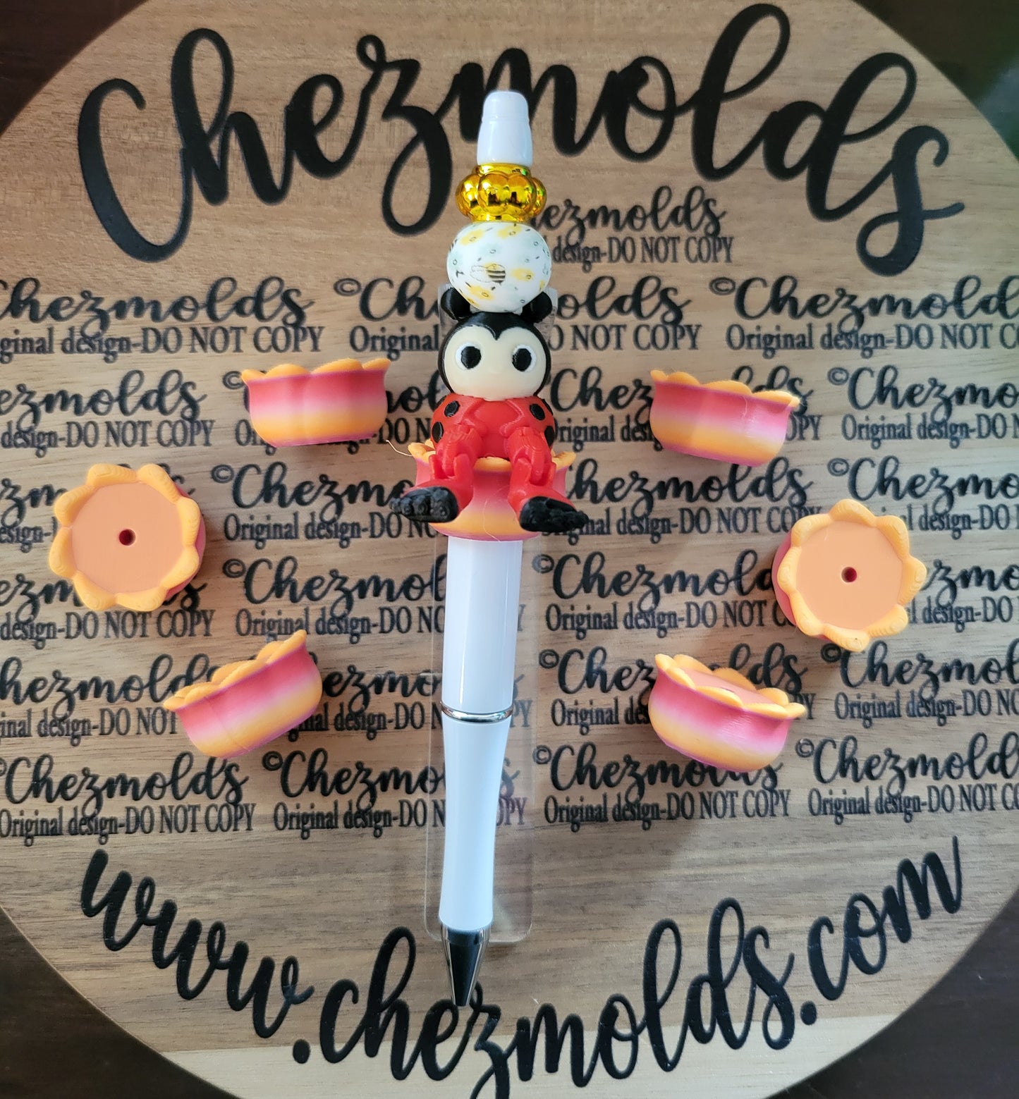 CE 3d printed focal Bead-filled Tulip seat