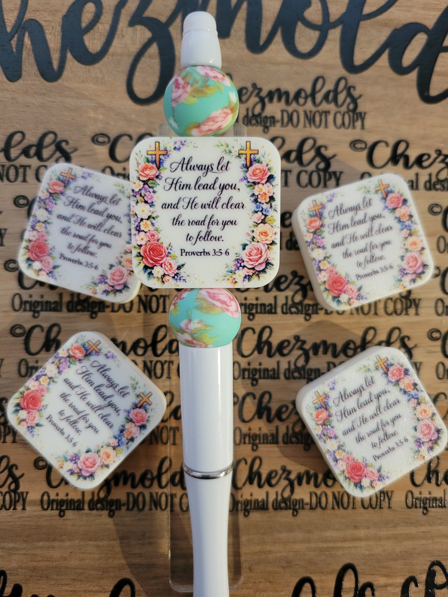 CE 3d printed focal Bead- Lead you - CG exclusive design