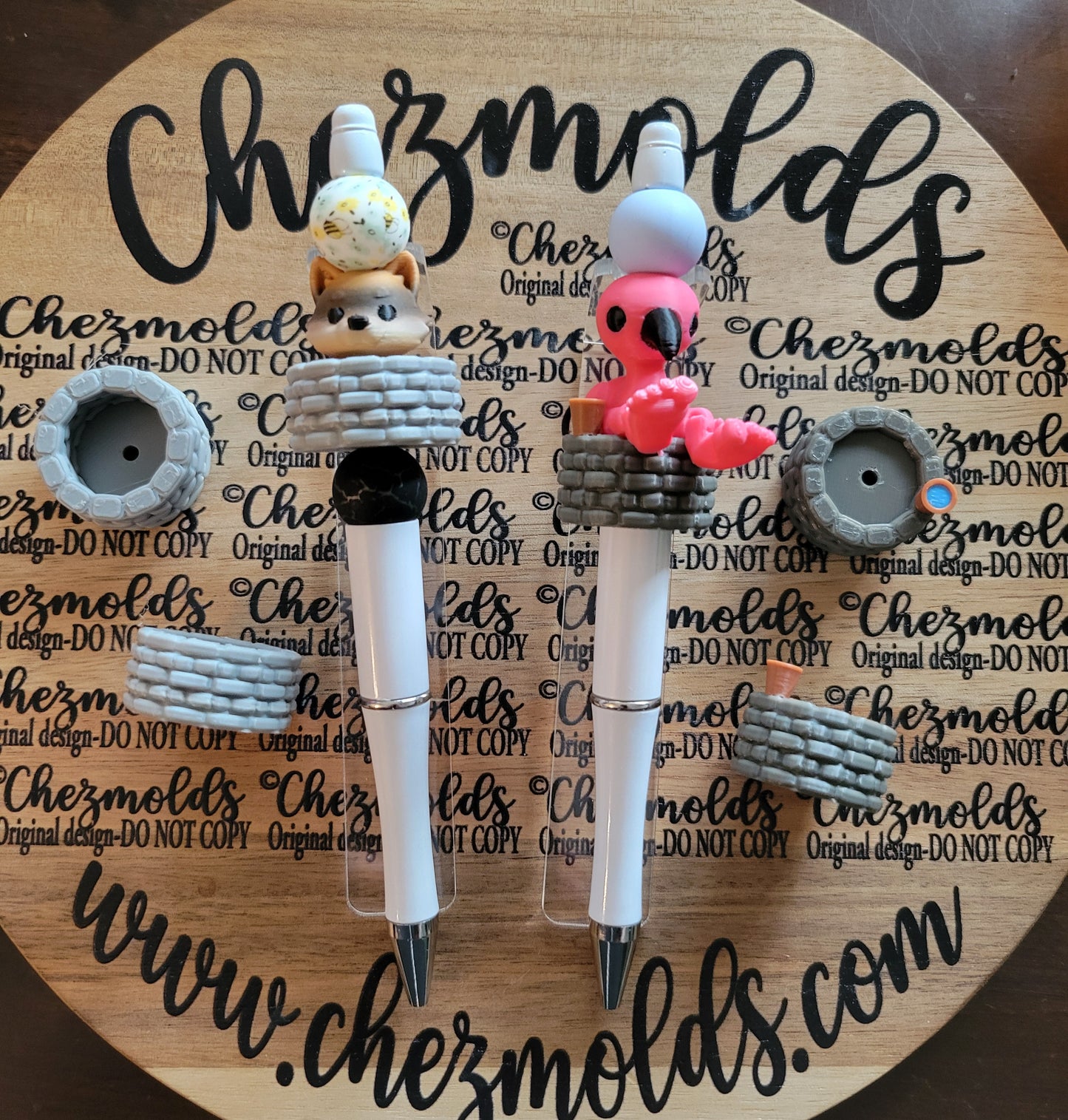 CE 3d printed focal Bead-3d wishing well