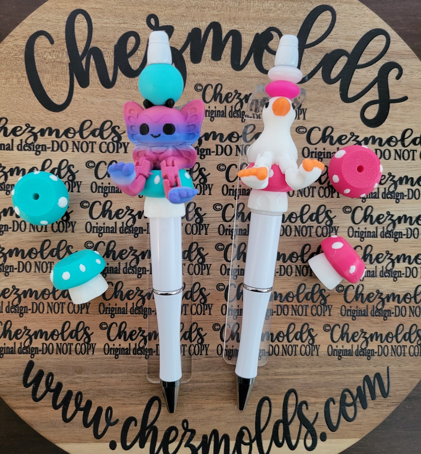 CE 3d printed focal Bead-3d mushy seat