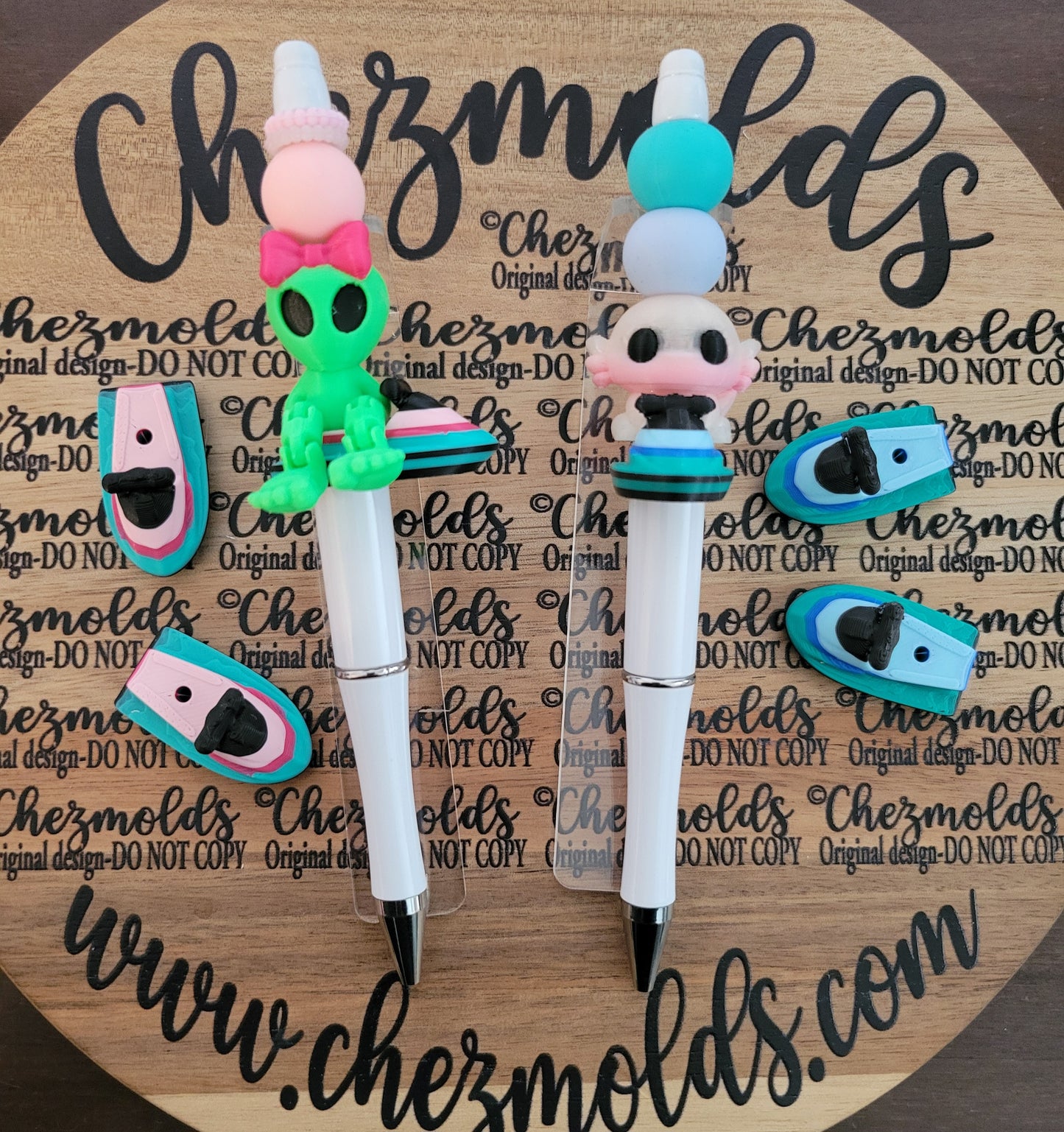 CE 3d printed focal Bead-3d waverunner