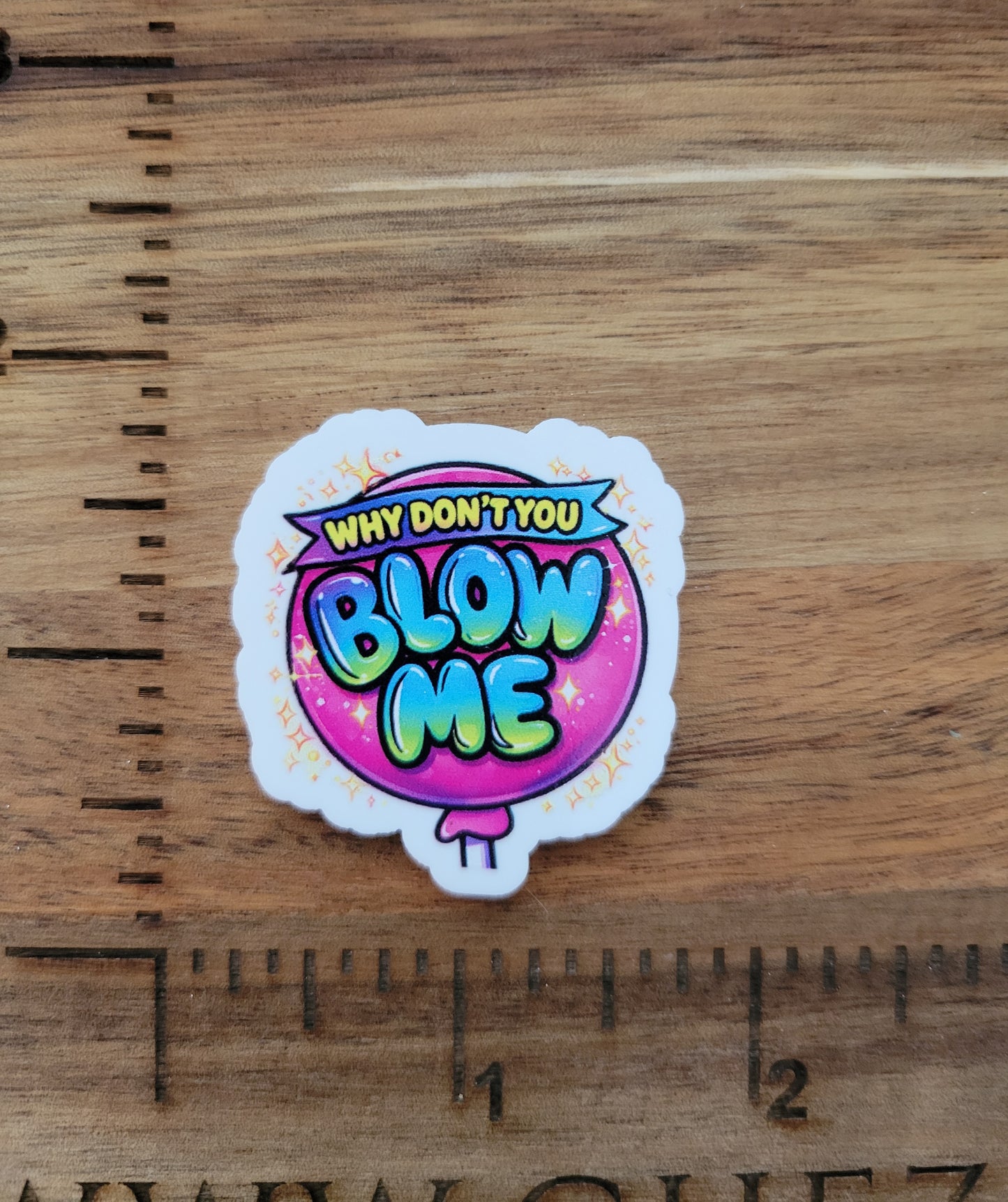 uv printed acrylic flatback-blow me