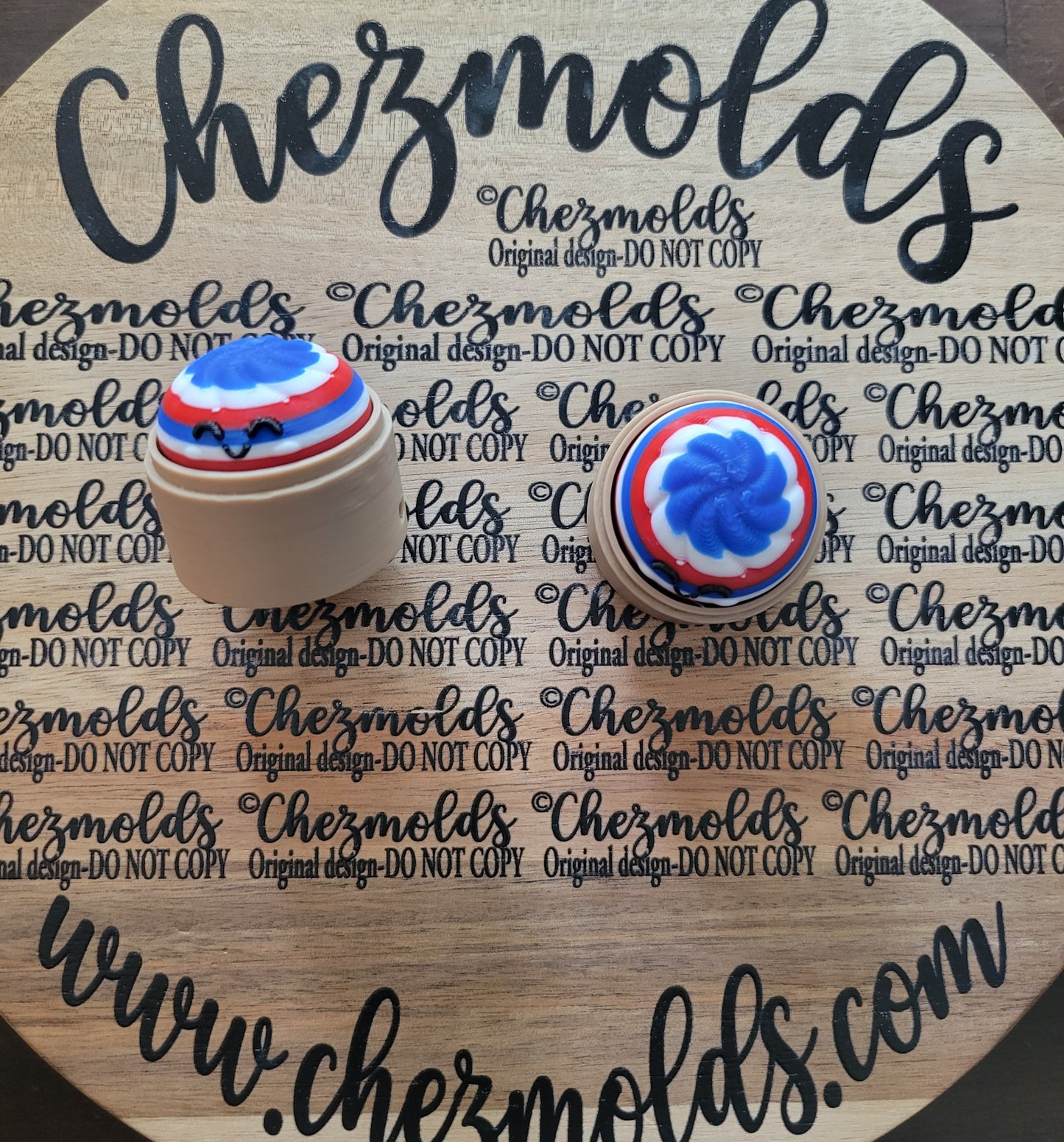 CE 3d printed fidget clicker-limited run -America dumpling