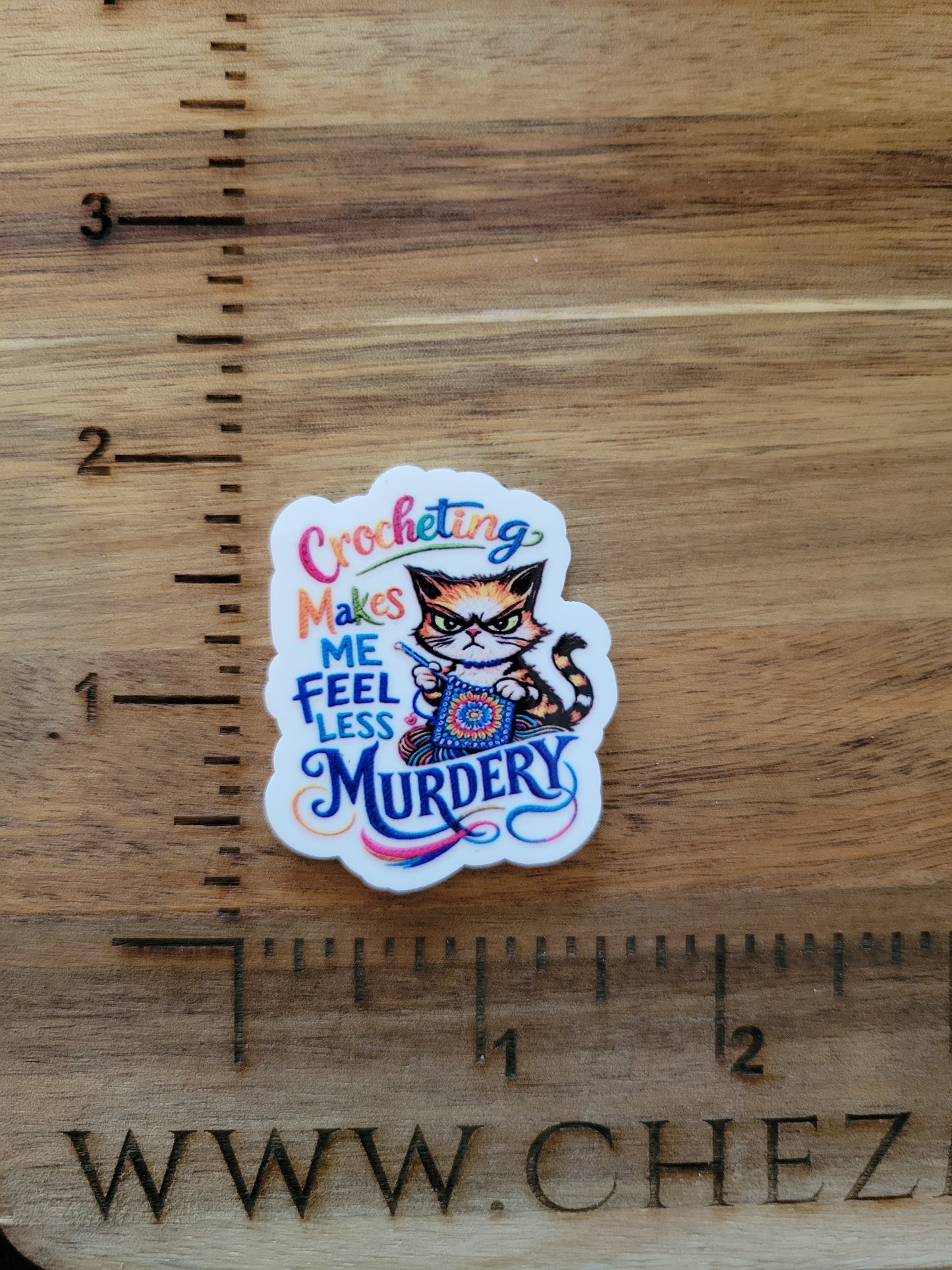 uv printed acrylic flatback-crocheting less murdery