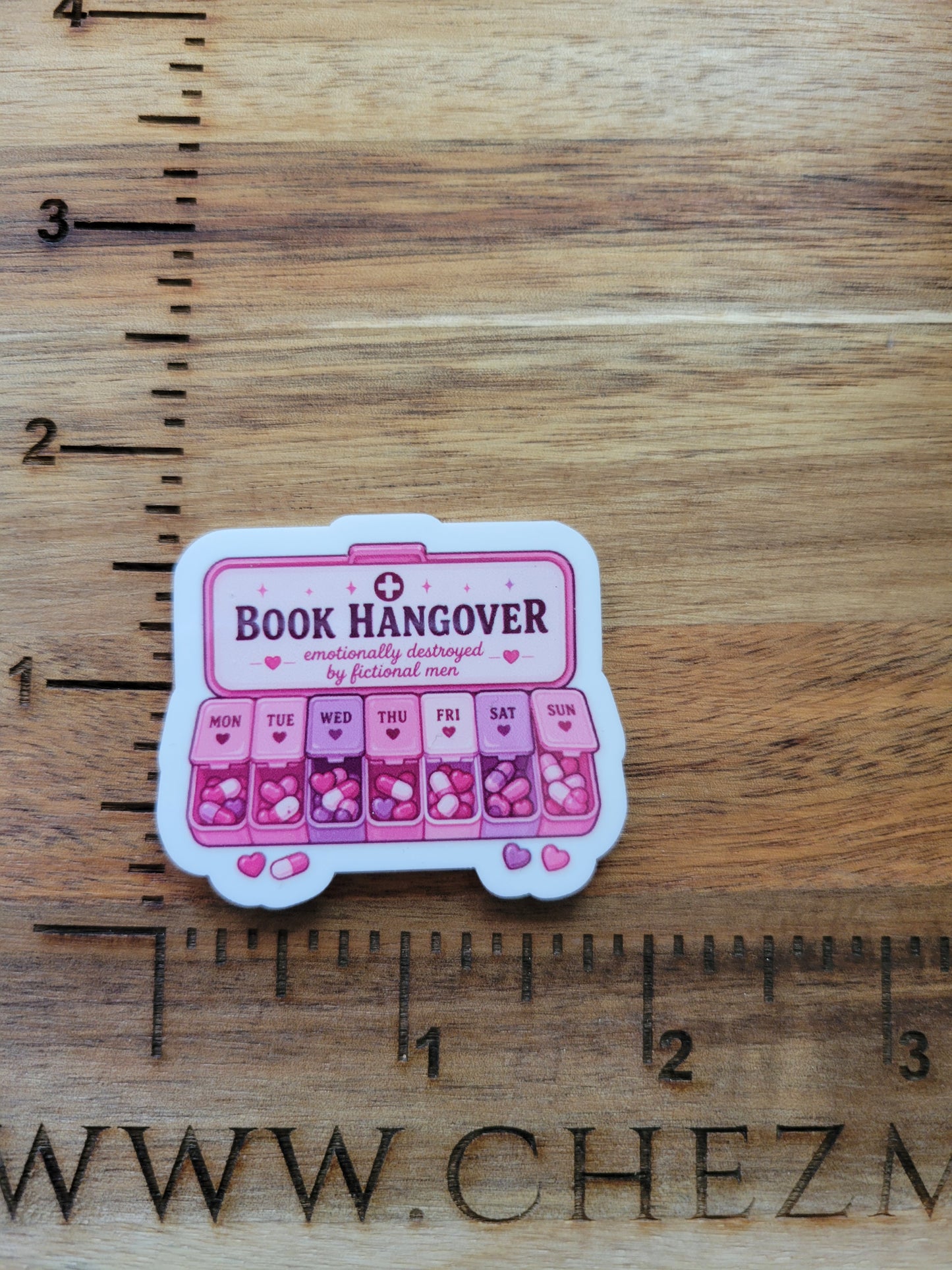 uv printed acrylic flatback-book hangover