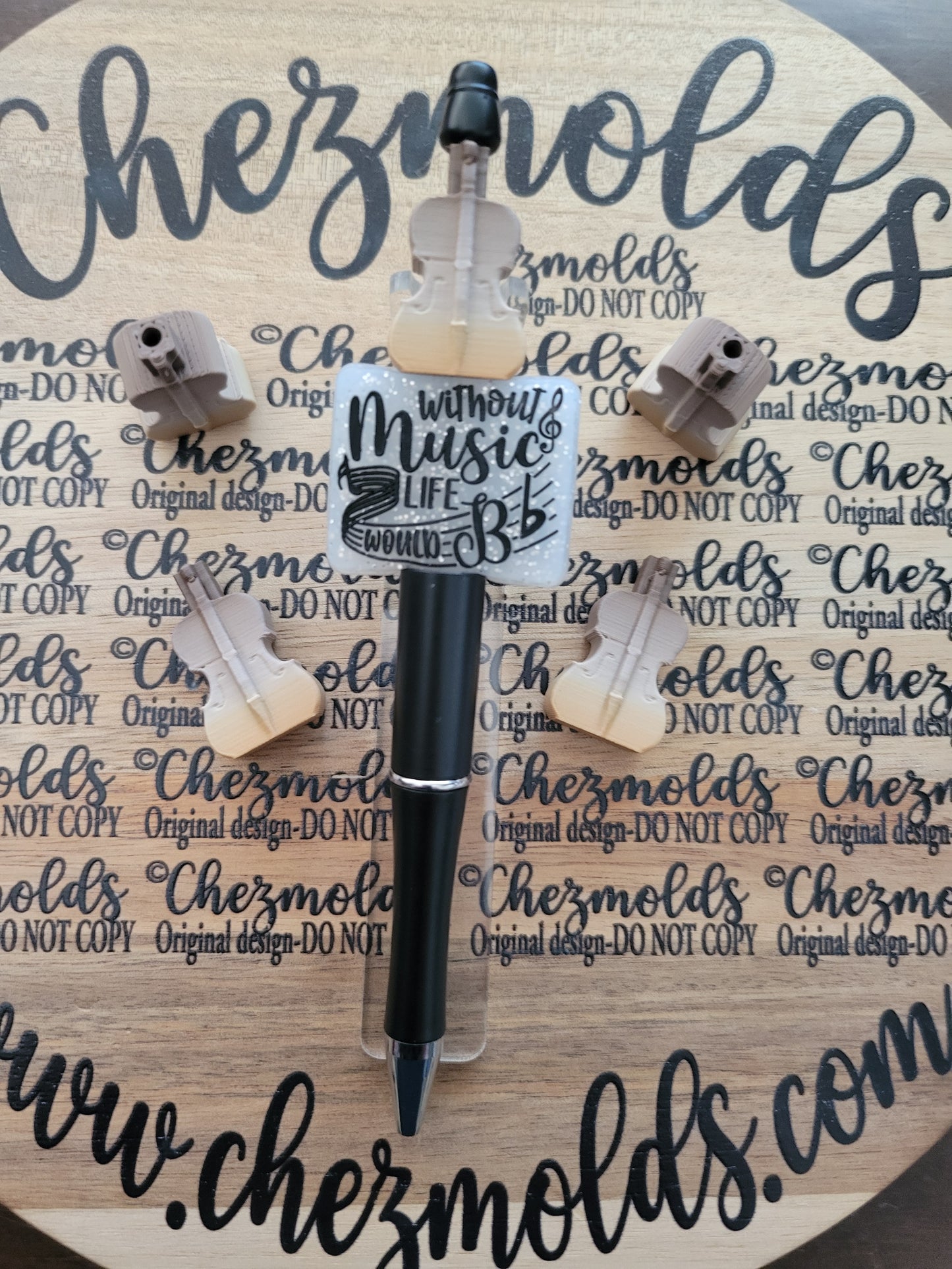 CE 3d printed focal Bead- 3d cello NONK