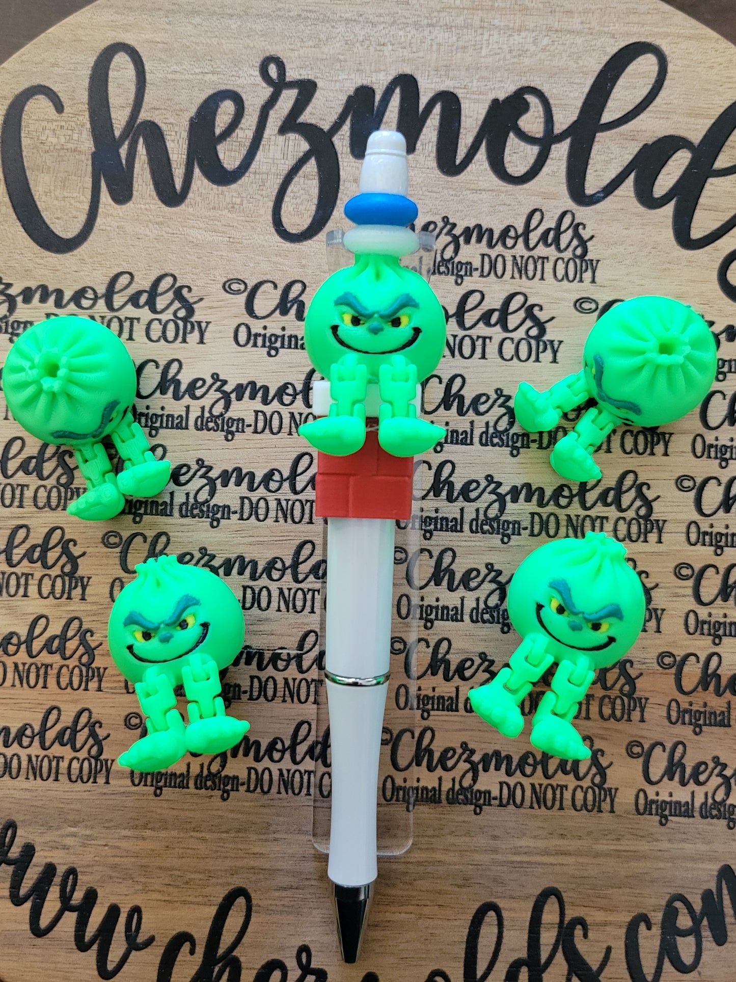 CE 3d printed focal Bead-G-Dumpling Kicker ( flexy feet )