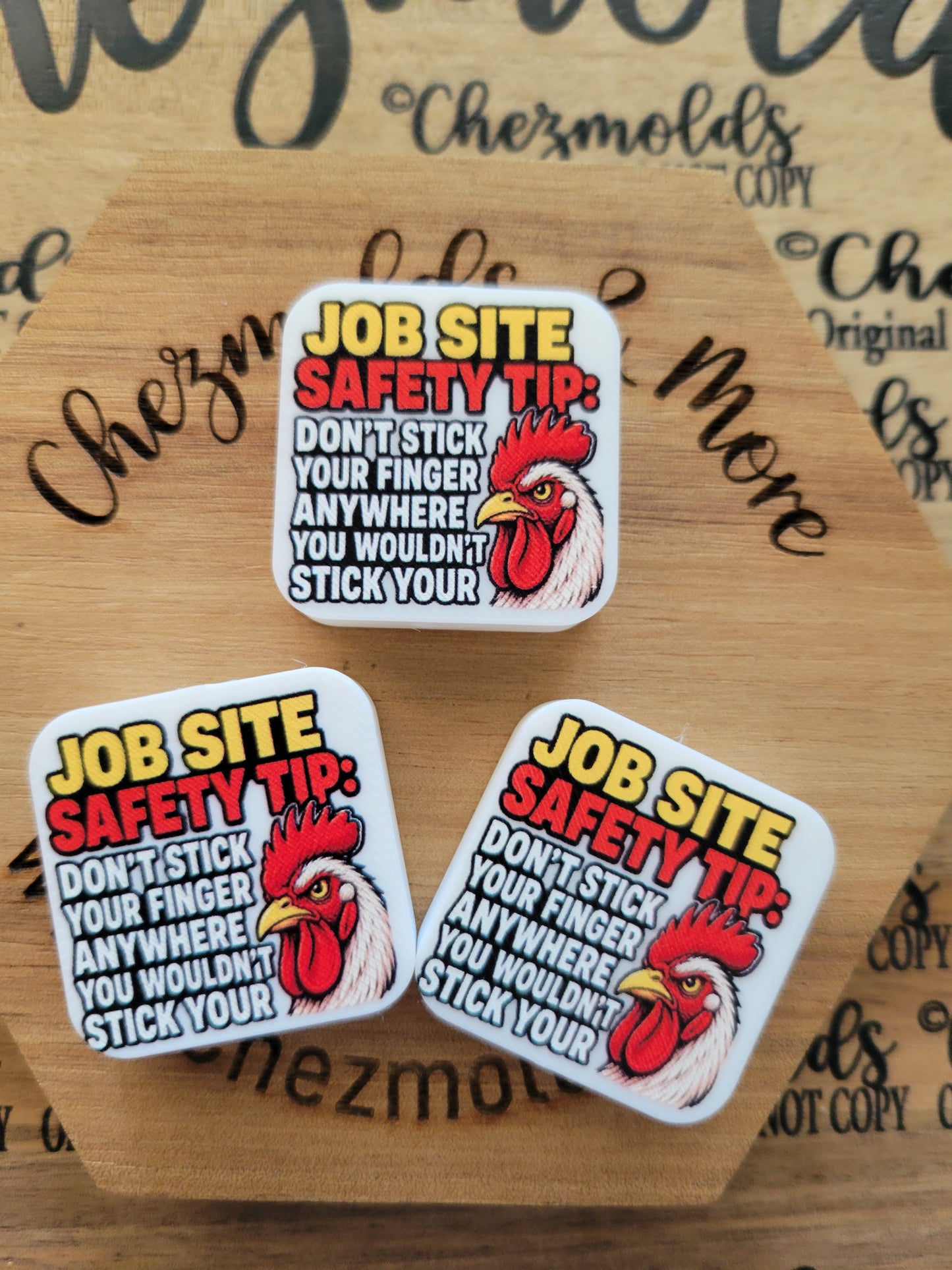 CE 3d printed focal Bead- job site safety-CG Exclusive