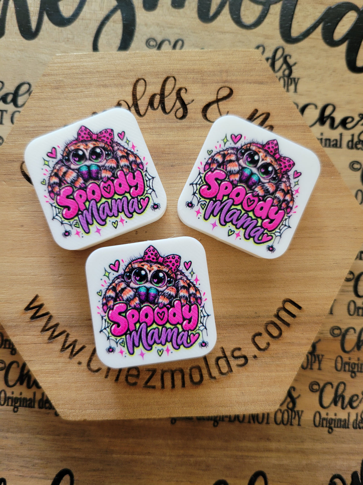 CE 3d printed focal Bead-spoody mama- CG exclusive design