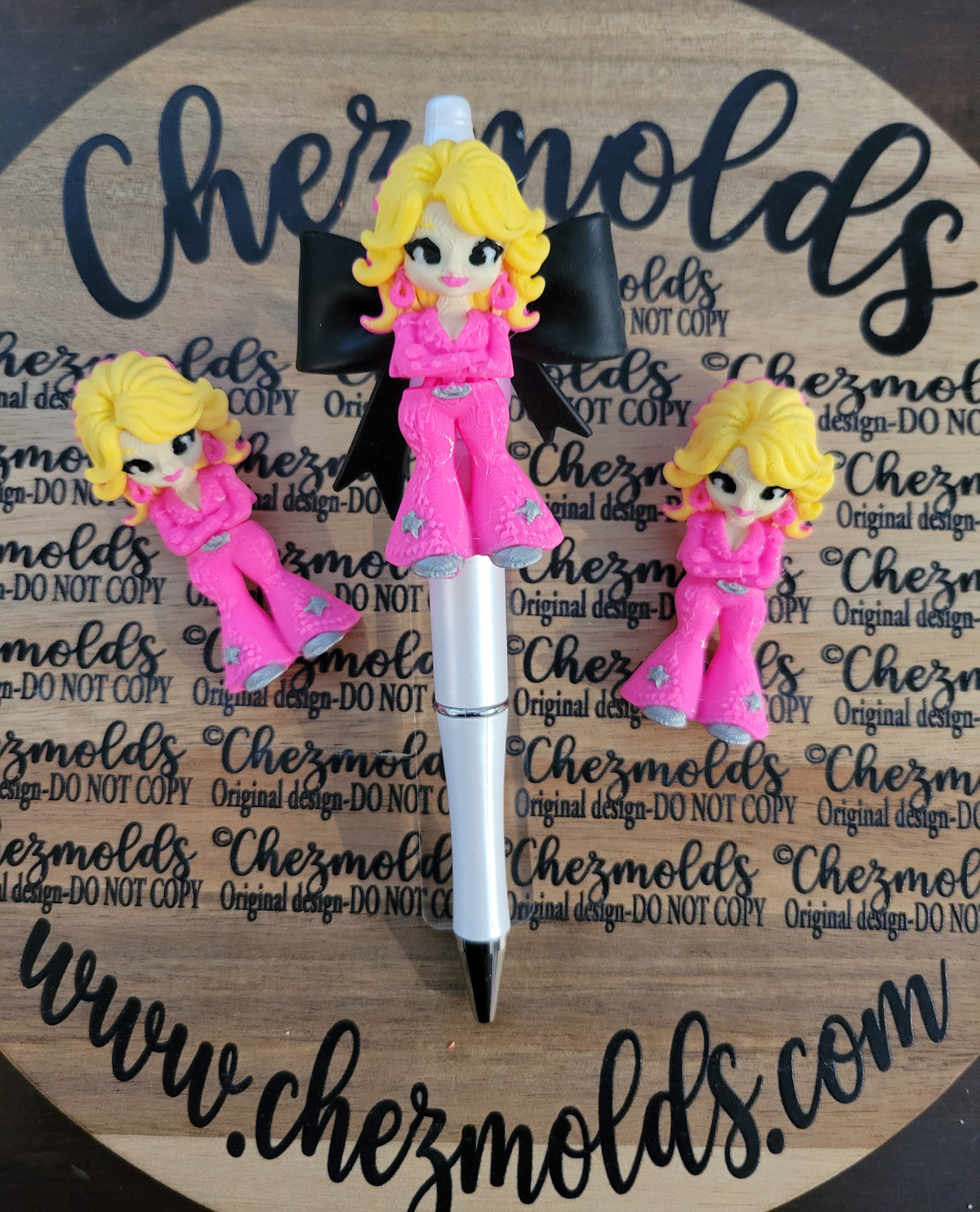 CE 3d printed focal Bead DANGLERZ-Dolly