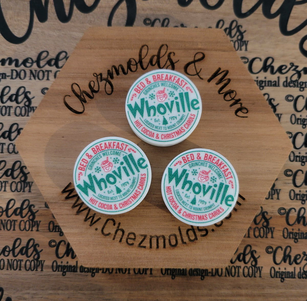 CE 3d printed focal Bead-whoville B&B