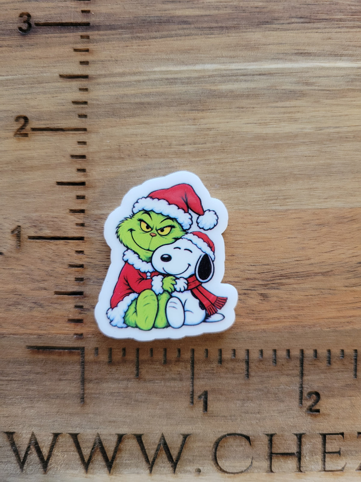 uv printed acrylic flatback-g and snoop hug