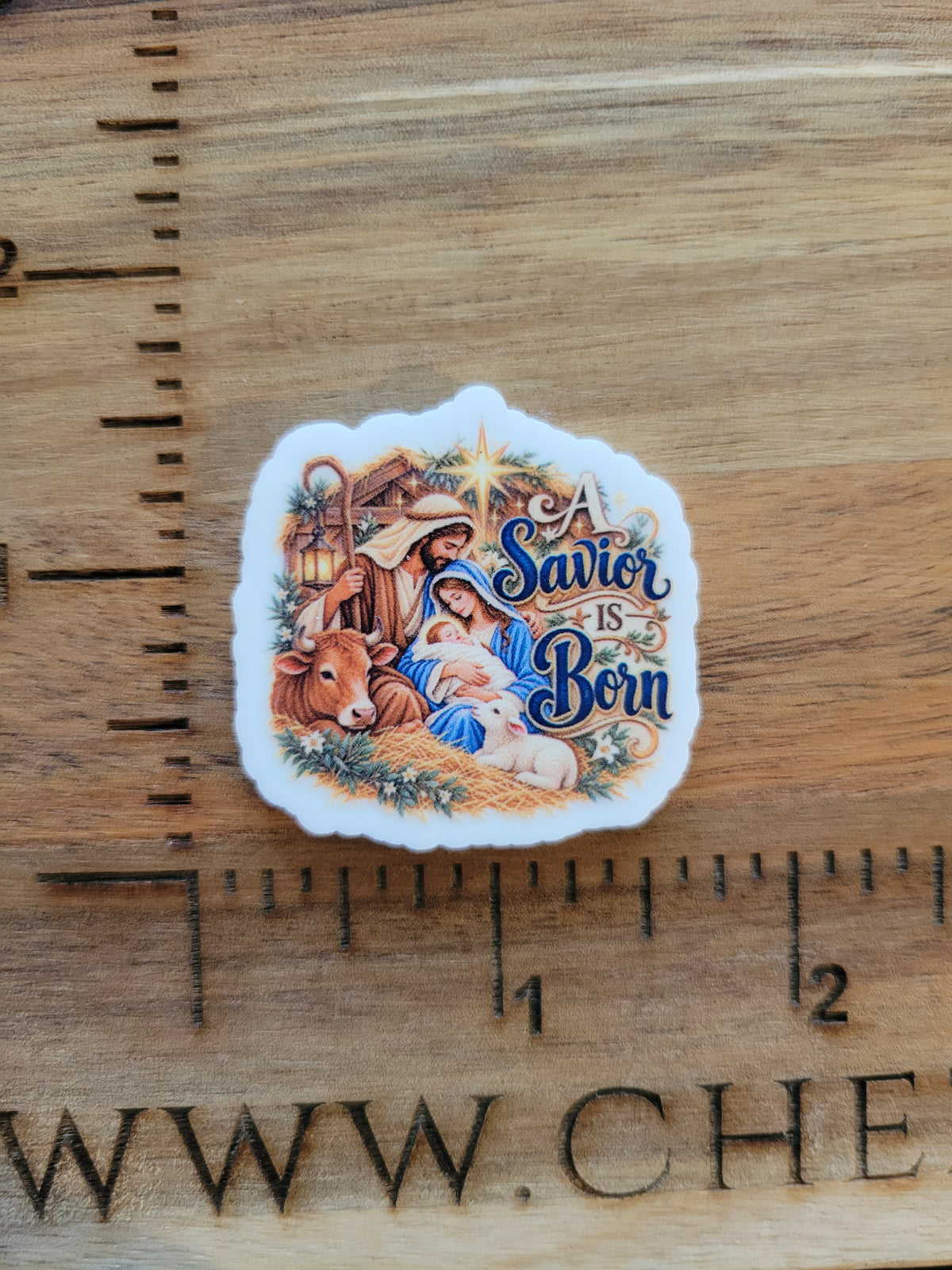 uv printed acrylic flatback-Savior is born