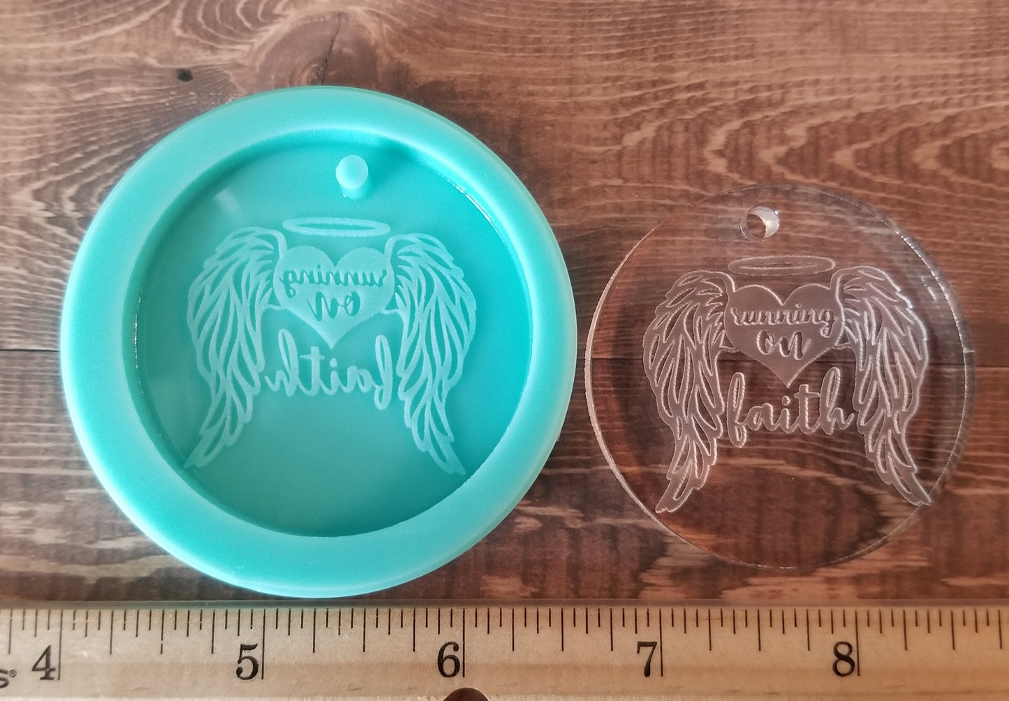 Surviving on Faith Keychain Mold