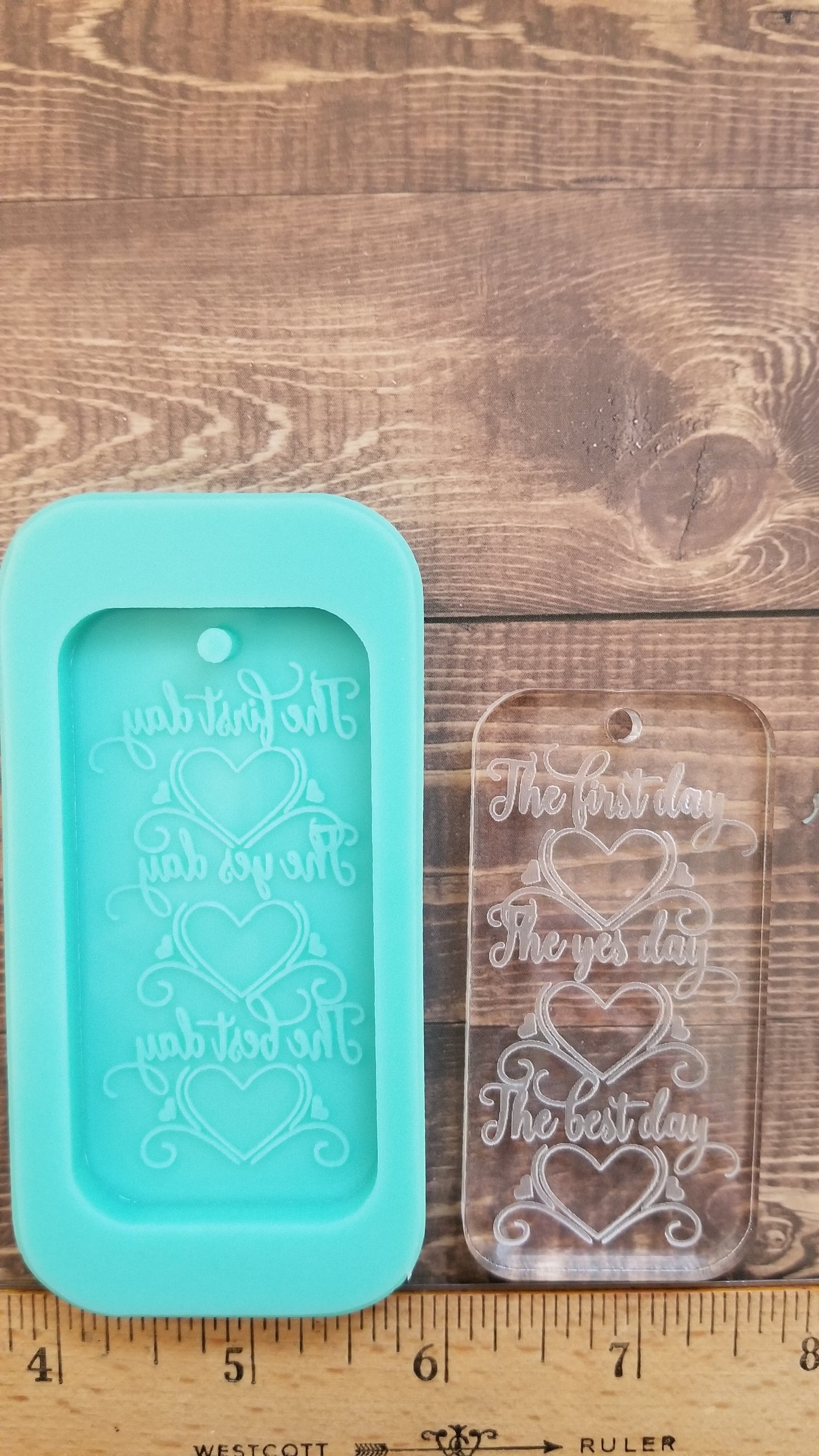 Bridal- First Day, Yes Day, Best Day keychain