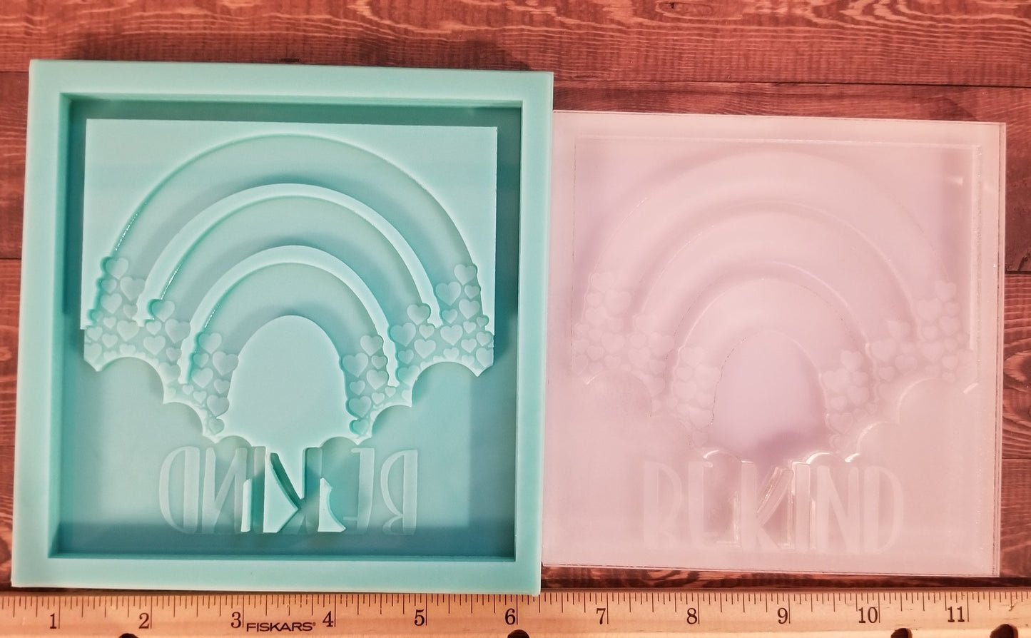 Be Kind Rainbow Triple Layer Molds