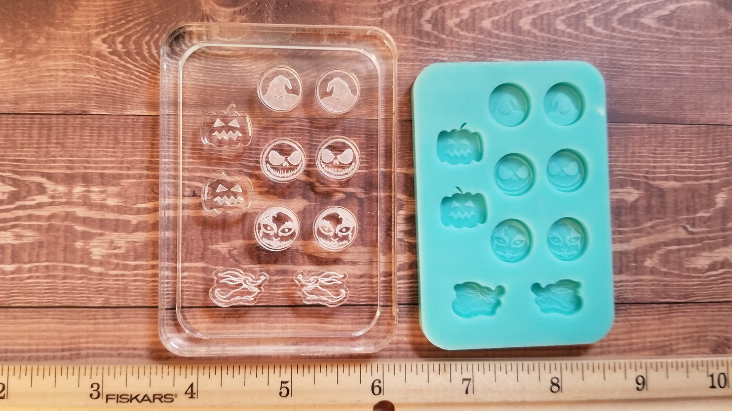 Halloween Movie Inspired Stud Earring Pallet Mold