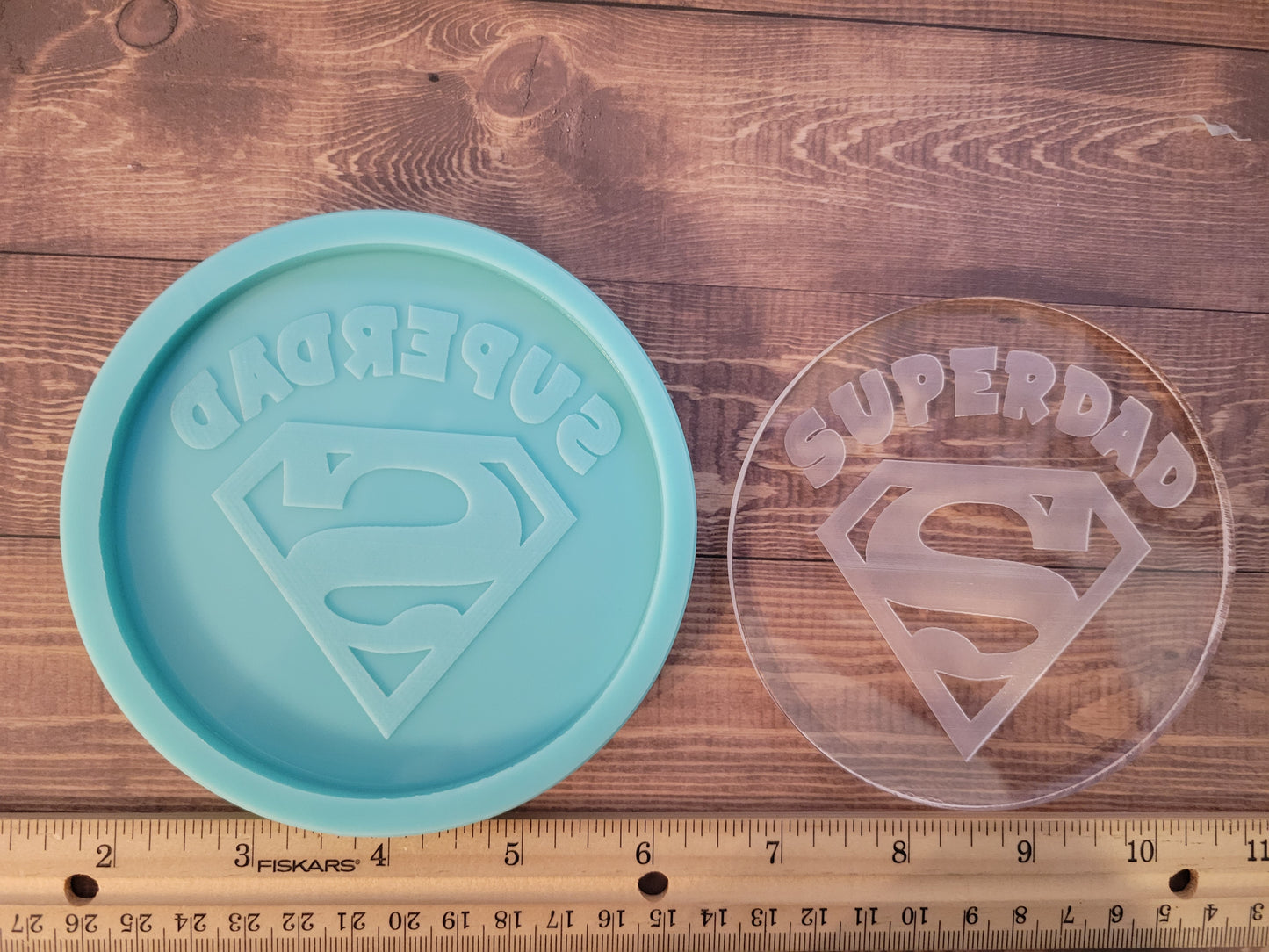 Super Dad Coaster Mold