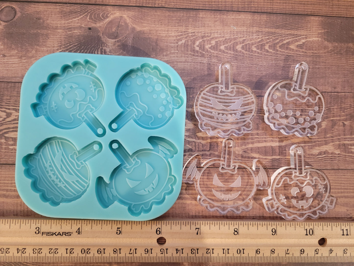 Spooky Candy Apple Keychain Molds