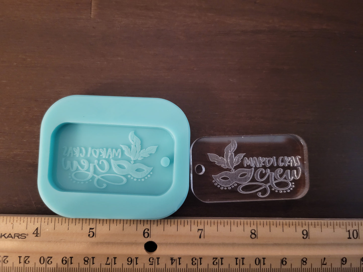 Mardi Gras Keychain Mold