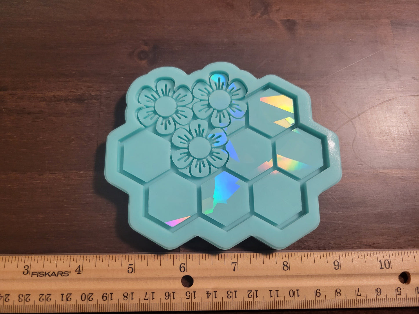 Bee Hive Layered Holographic Coaster Molds