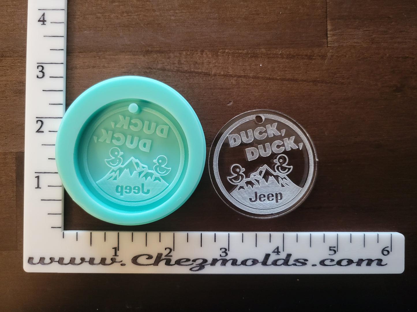 Jeep Lovers Keychain- Duck Duck go