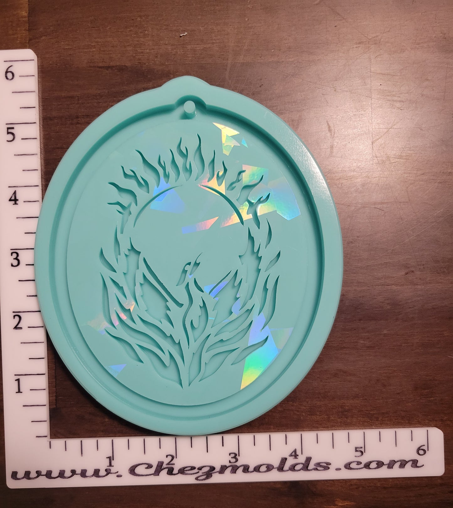 Holo phoenix wall hanging