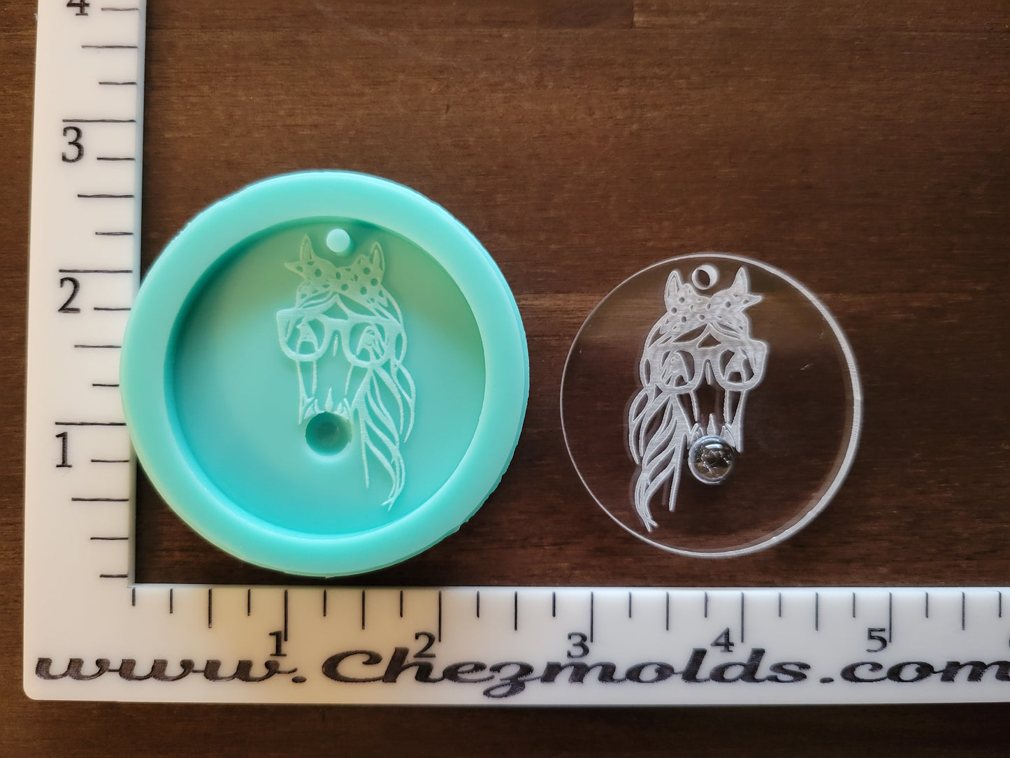 Horse blowing bubble