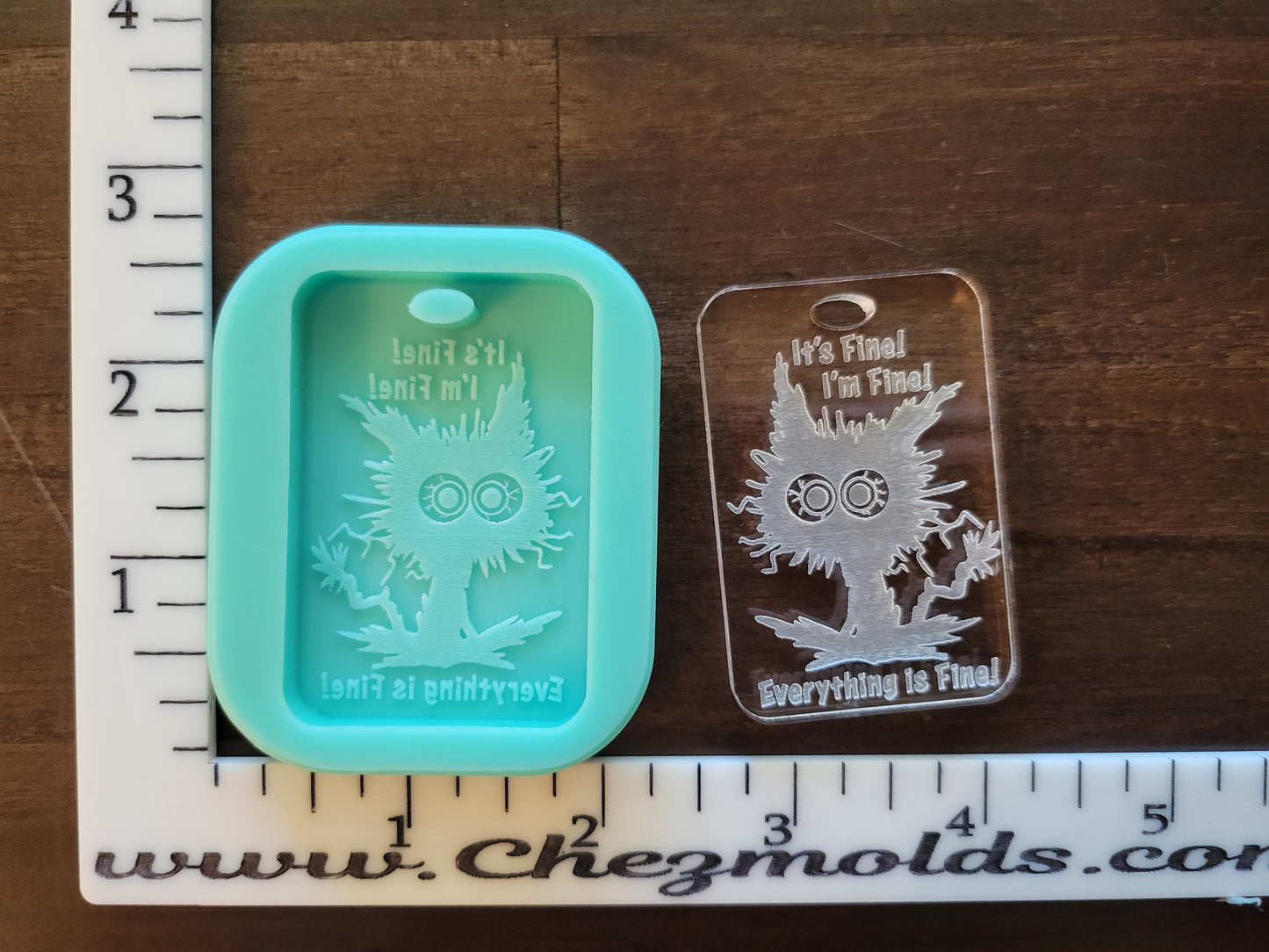 Everything's fine Keychain