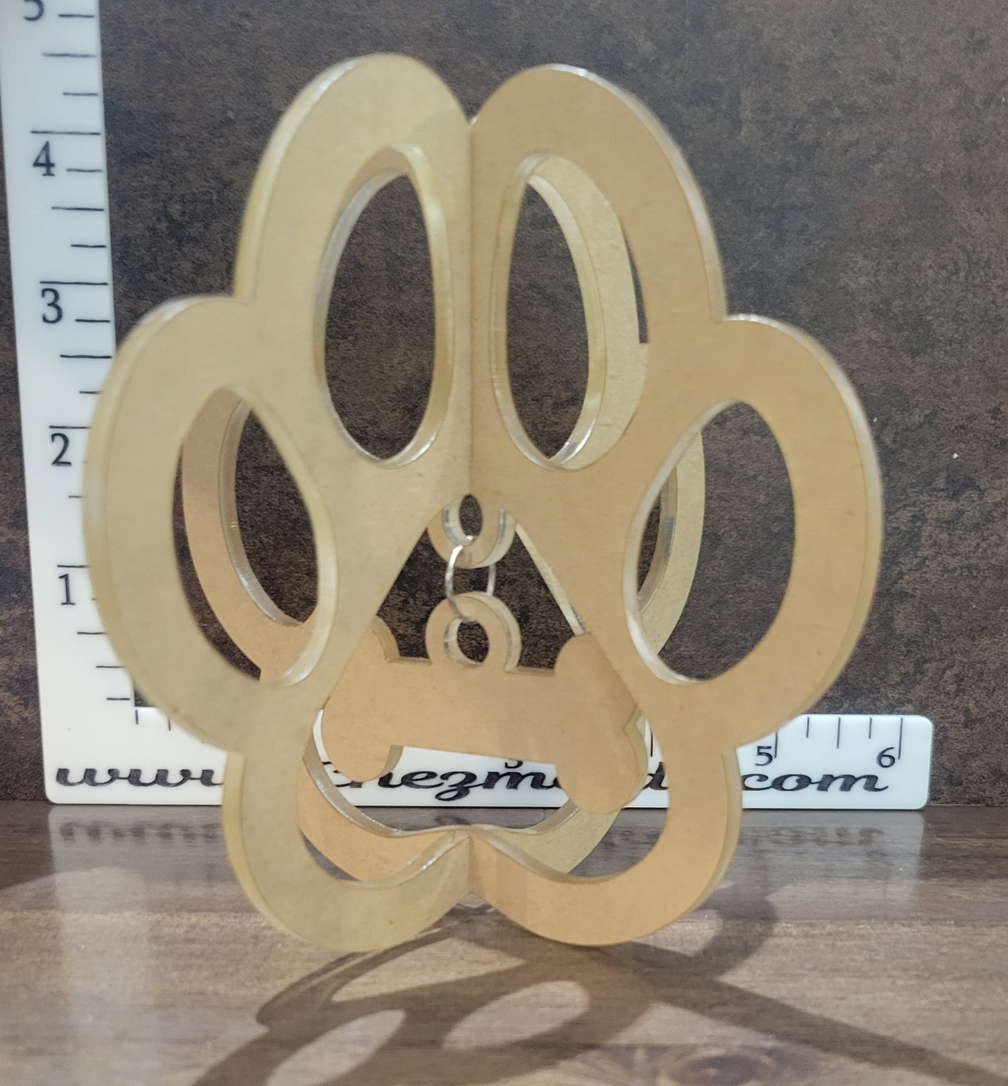 3d self standing paw- XL with bone