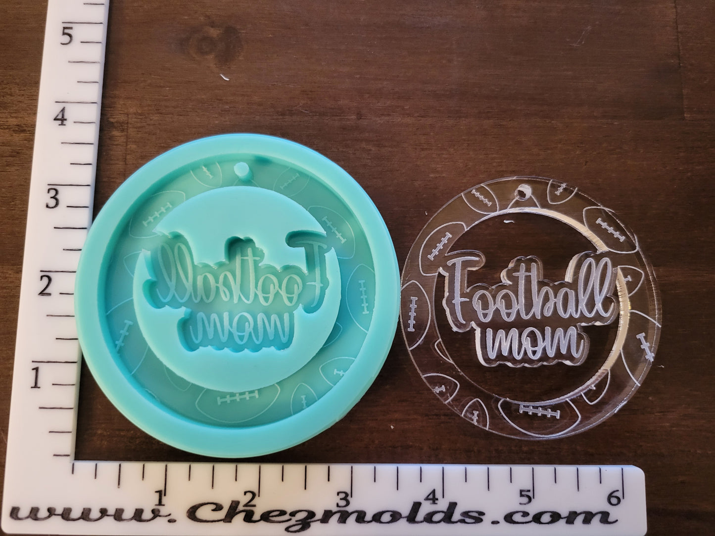 Football Mom hanger/ Bag charm