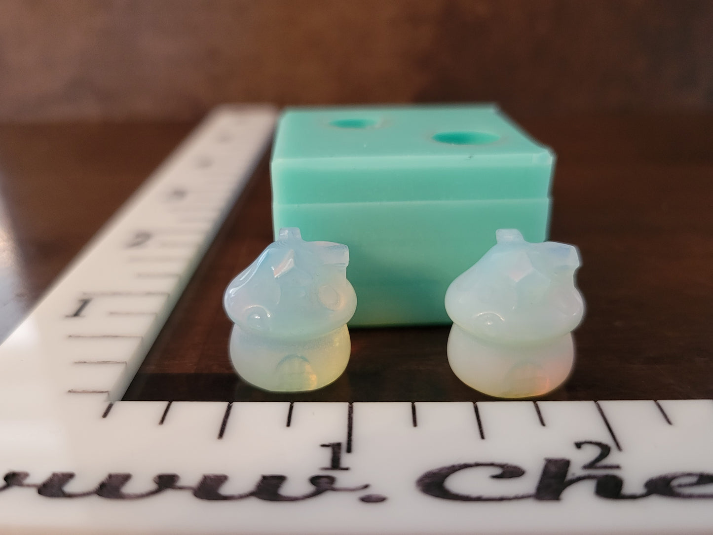 Mushroom cottage- mini 3d .75 perfect for dangles