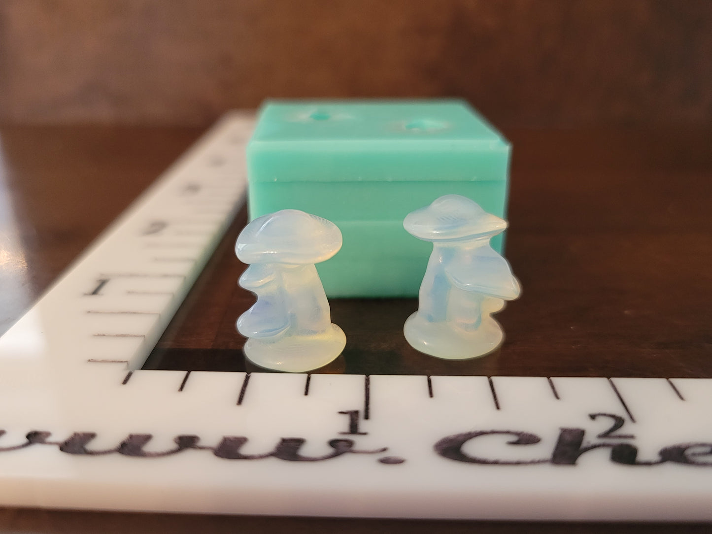 3 head mushroom- mini 3d .75 perfect for dangles