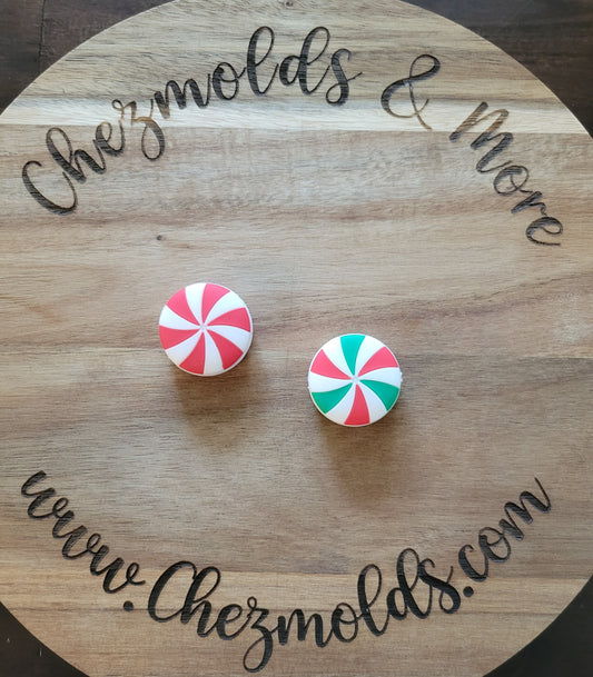 peppermint- Silicone focal Bead