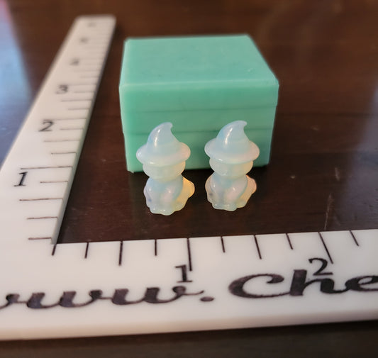Mini .75 set mold- perfect for dangles- witchy cat