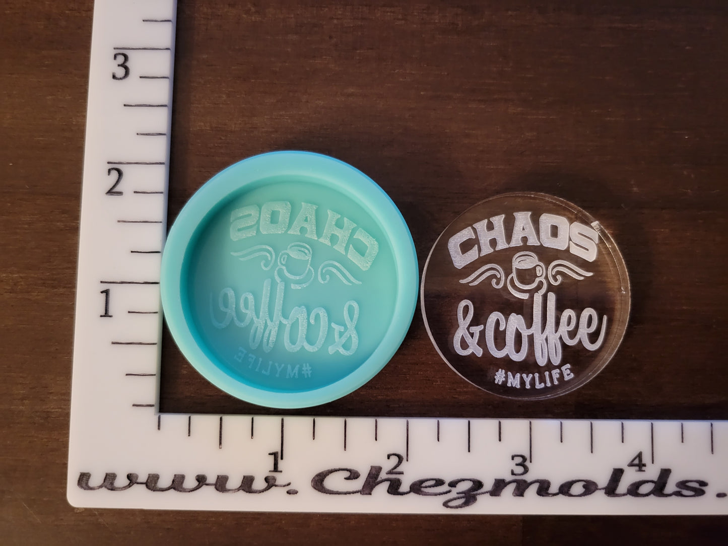 Chaos and Coffee- phone grip