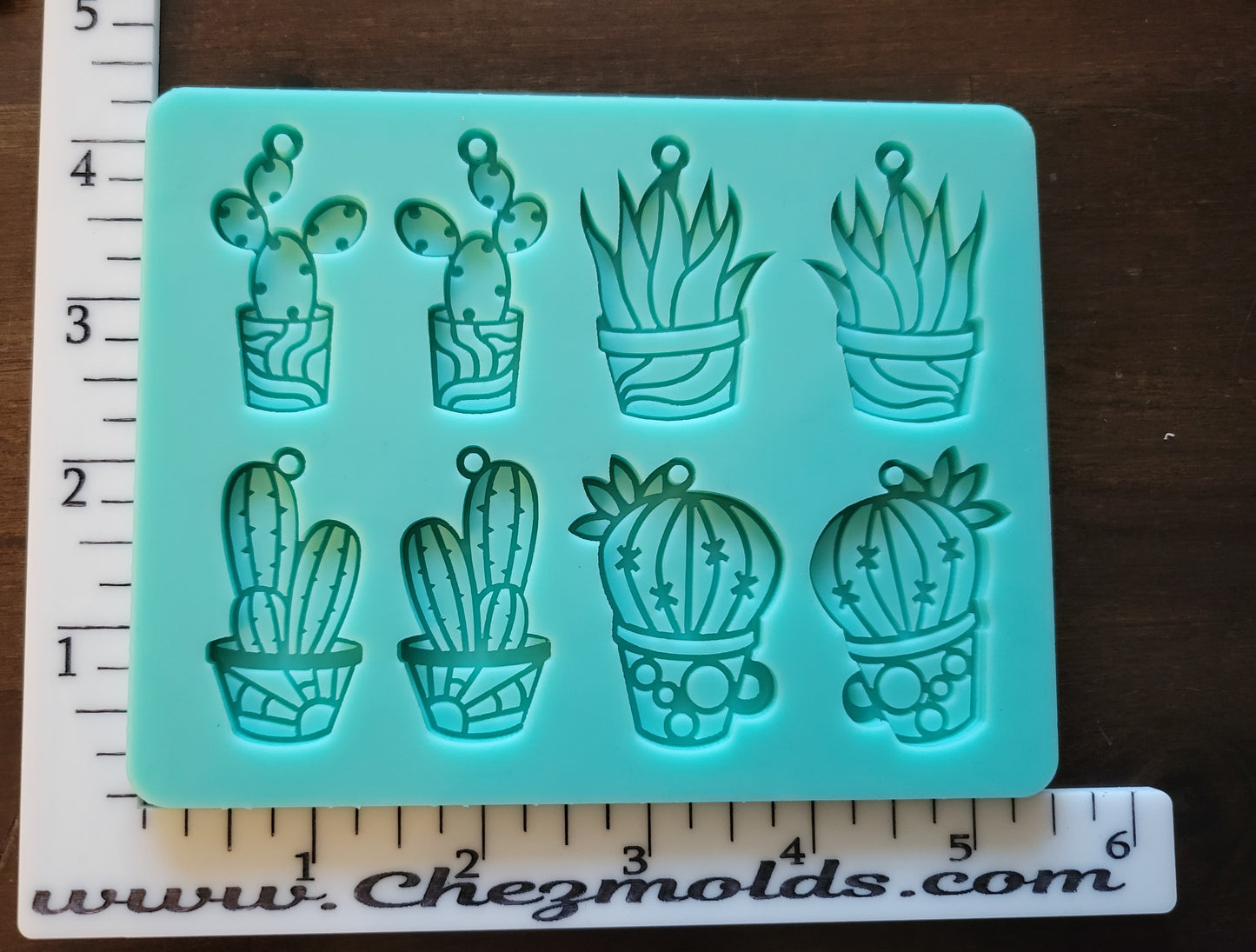 Layered cactus dangle pallet