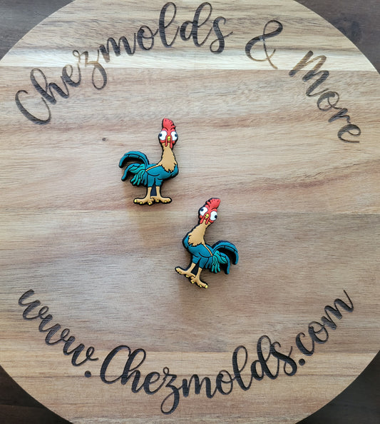 Chicken- Silicone focal Bead