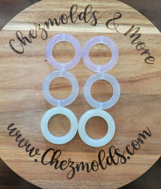 Mini silicone rings- Silicone focal Bead