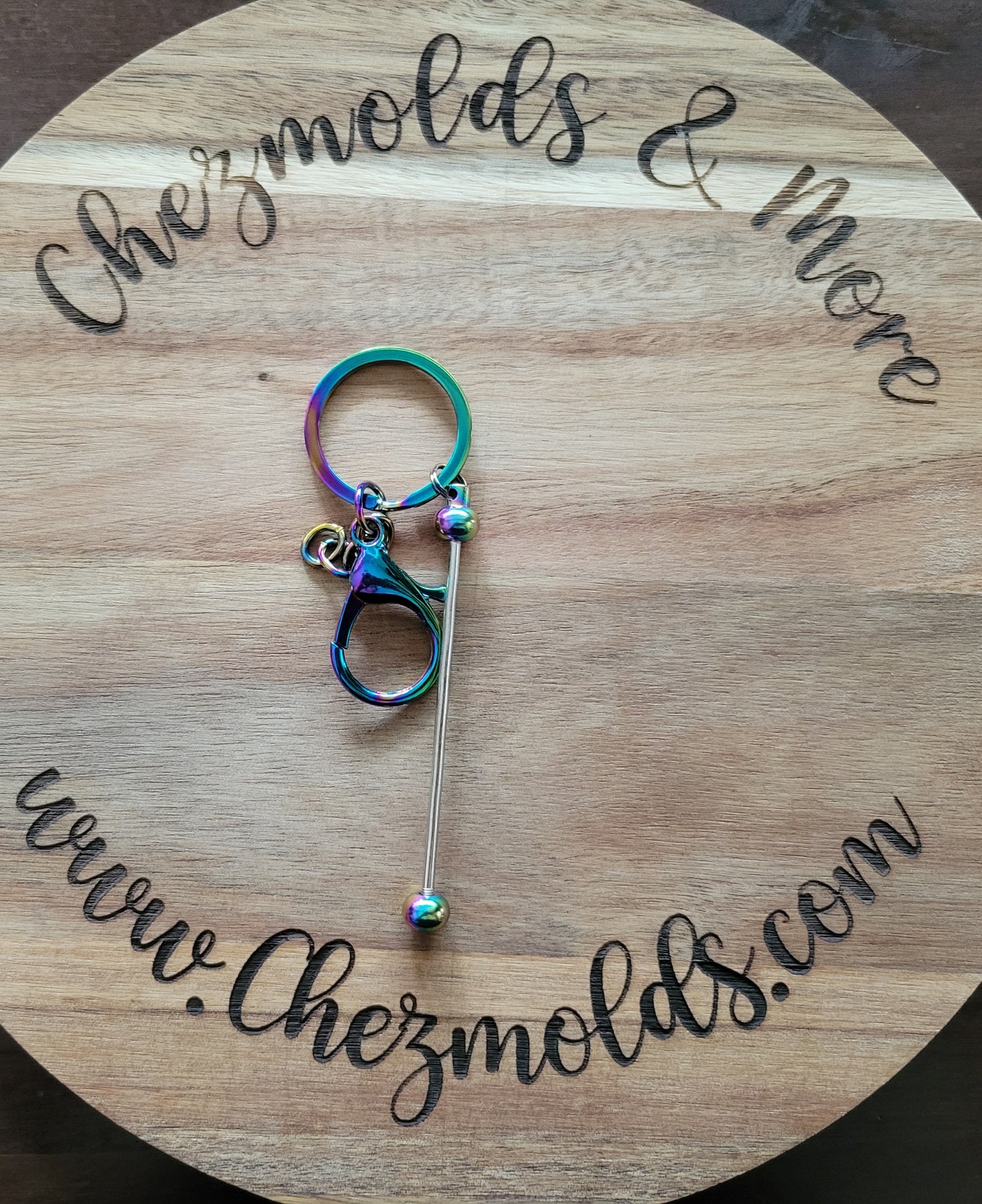 Beadable key chain bars